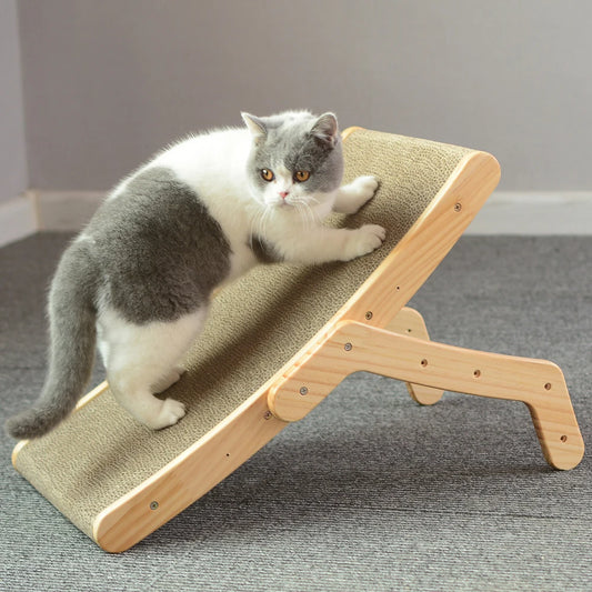 Solid Wood Framed Cat Scratcher