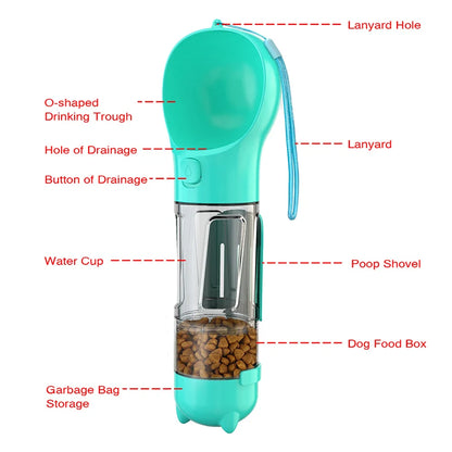 Portable Cat Dog Water Bottle