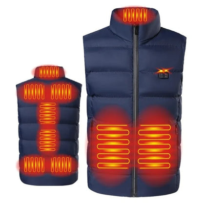 9 Heated Vest Zones Electric Heated Jacket