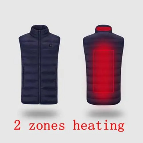 9 Heated Vest Zones Electric Heated Jacket